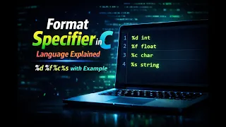 Format Specifier in C Language Explained d f c s with Example