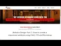 Website Design Part-1 How to create a responsive website using Html CSS and Bootstrap