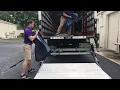 How to Work Liftgate On a Moving Truck