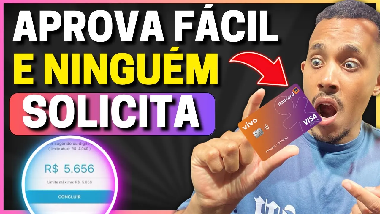 ????【 URGENTE 】CARTÃO De Crédito VIVO PLATINUM APROVANDO MUITO Alto Limite - rei dos cartões