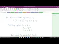 Solving systems of linear ODEs Repeated eigenvalues
