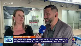 Joinville reforça ações de prevenção e oferece testes rápidos de HIV sem agendamento