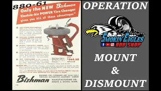 Complete Demonstration Of The Bishman Tire Machine 880-61