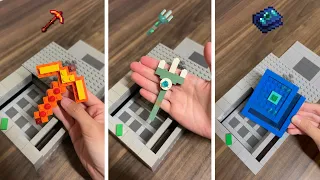 Crafting Minecraft Impossible items BUT Lego! 
