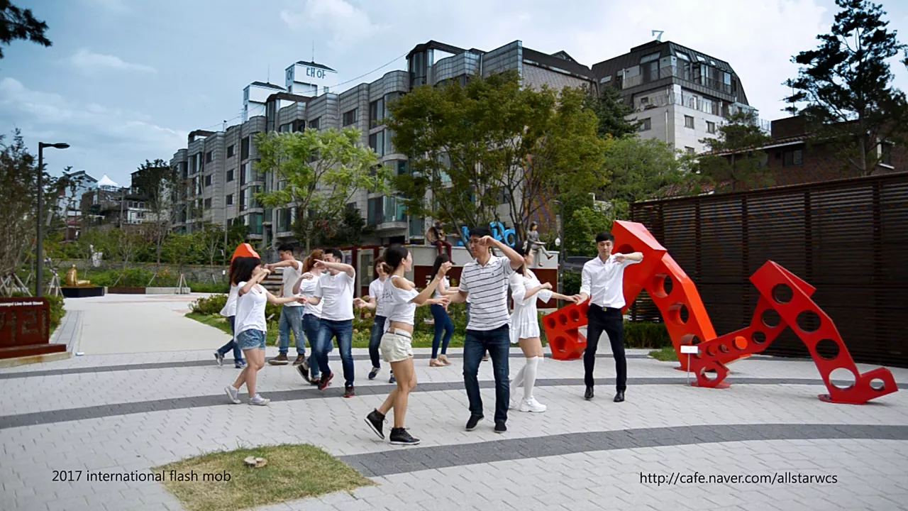 International Flashmob WCS 2017 - Seoul - Hongdae (South Korea)