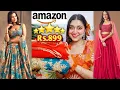 AMAZON LEHENGA HAUL UNDER rs 899 Online lehenga shopping Amazon haul