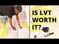 Watch Us Install LUXURY VINYL TILE - Our Best Flooring DIY