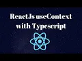 ReactJs useContext hook with Typescript - how to manage Authenticated user s data inside your app