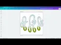 Circle Script Canva Frame Monogram Tutorial