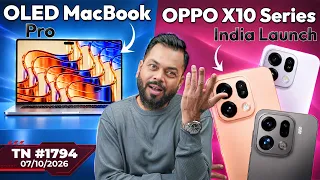 OPPO X10 Series India Launch, OLED MacBook Pro, iQOO 16 Coming,Fitbit Air Is Here,Pixel 11a-#TTN1794