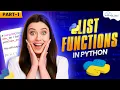 What are List Functions in Python Part-1 Python Programming - Python Full Course For Beginners