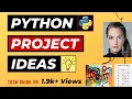 Python Project ideas python projects for final year students Top 6 Python Project Topics Latest