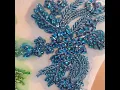 Download Lagu 1Pair New Color Hand-sewn Glass Drill Mirror Flowers Sparkling Rhineston