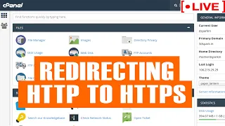 LIVE How to forcefully redirect your website from http to https