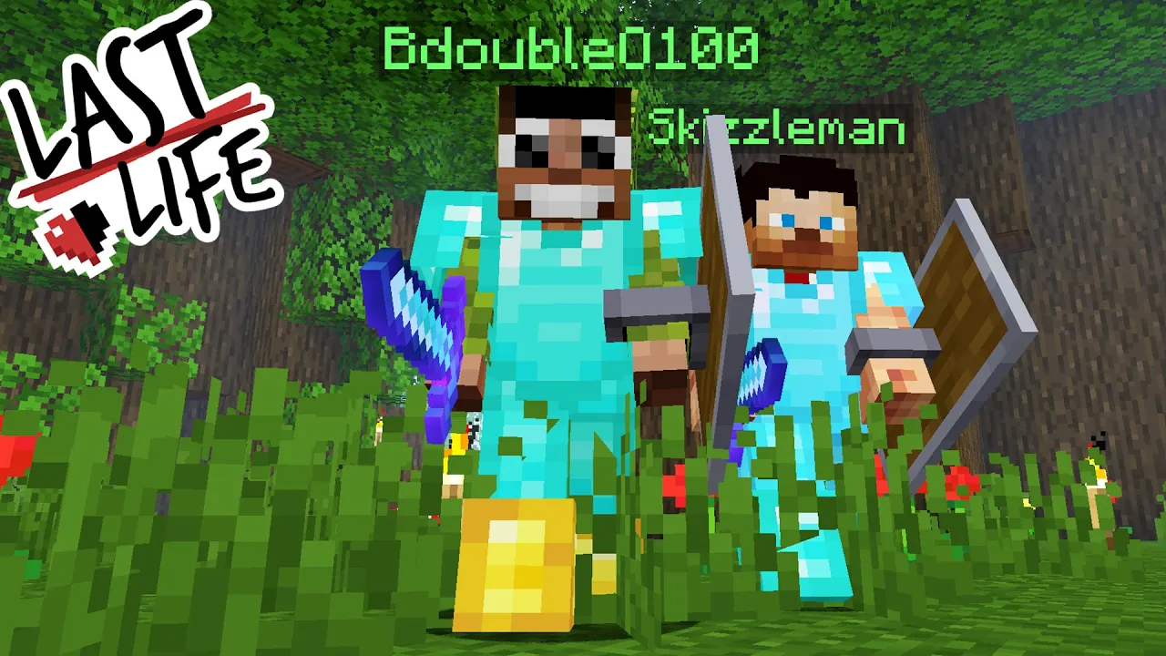 Watch "Minecraft Last Life: Day 3 - The HOW MUCH Heroes!" on YouTube