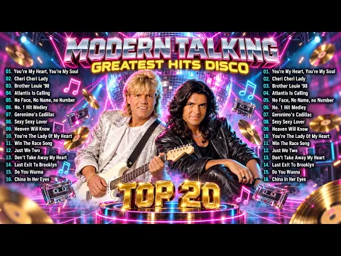 Ultimate 80s Eurodisco | Modern Talking Greatest Hits Full Album | Top 20 Best Songs ✨