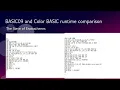 BASIC09 vs Color BASIC Sieve of Eratosthenes