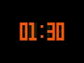 1 Minute and 30 Seconds Countdown Timer with Alarm Chapters - Digital Display