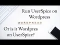 Run UserSpice on Wordpress