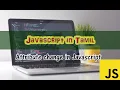 Attribute change in javascript in tamil