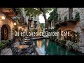 Download Lagu Quiet Lakeside Garden Café | Autumn Relaxing Jazz Music \u0026 Nature Sounds for Study \u0026 Calm