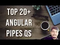 Angular Top 20 Most Important Angular Pipe Questions Shivam Sahu