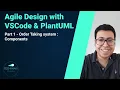 PlantUML with VS Code - creating a Components Diagram Part 1