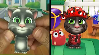 Compilation My talking Tom 2. Paper quiet game#talkingtom