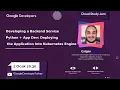 Cloud Study Jam Developing Deploying a Backend Service - Python Calgan Aygun