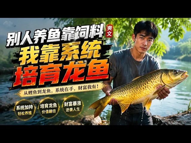 别人养鱼靠饲料,我靠系统培育龙鱼