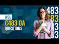 WGU C483 OA Practice Test - Questions Answers Study Tips