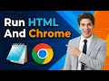 How To Run HTML In Notepad And Chrome 2026 Guide