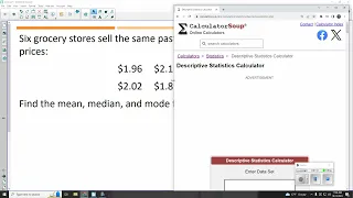 6A mean median mode calculator soup