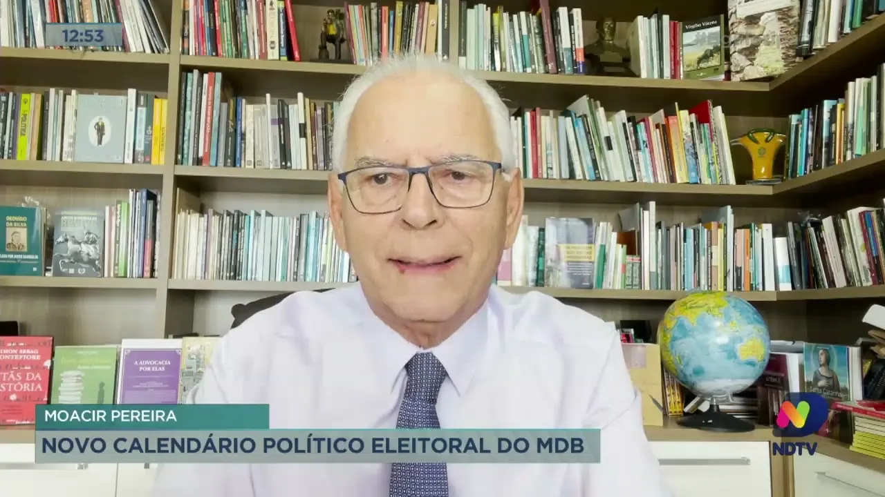 Moacir Pereira: novo calendário político eleitoral do MDB