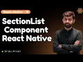 React Native SectionList Tutorial Sticky Headers Sections Examples Jawad Aslam