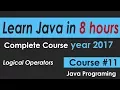 Java Programming Tutorial 11 logical operator -