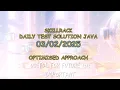 SkillRack Daily Test Java Solution 2025