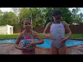 Kambria and Kyree Inflating Swimsuits - March 23 2018