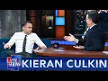 Kieran Culkin Came Straight From The Succession Set To His Late Show Interview Still In Costume