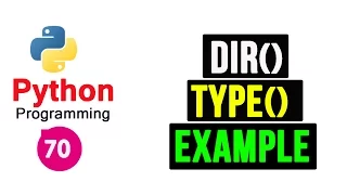 Python Programming Tutorial - type and dir function