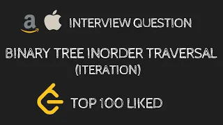 Leetcode - 94 Binary Tree Inorder traversal Iteration Stack Python Code Explanation