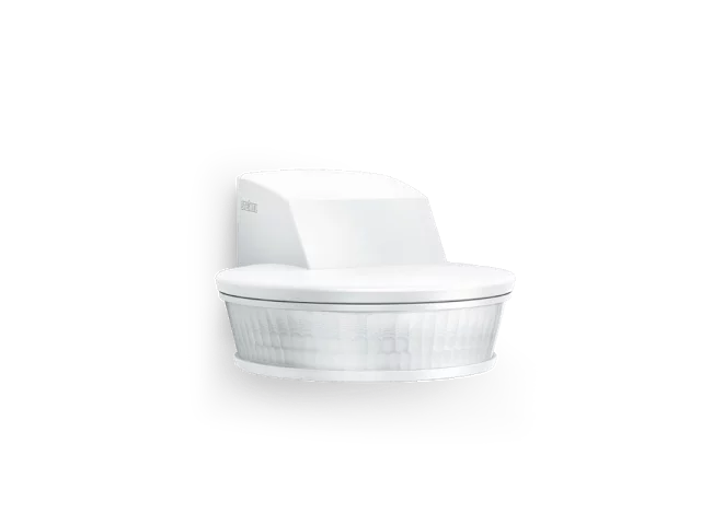 PIR motion sensor, surface wall mounting, 300°, range 3x 20m @ h=2m, IP54, sensIQ S, KNX, white, Steinel, SL059613
