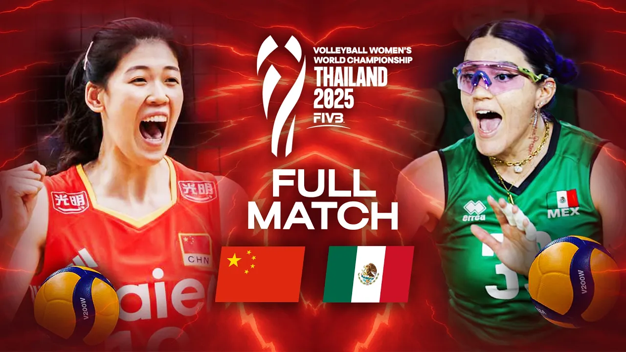 China 🇨🇳 vs. Mexico 🇲🇽 - Pool Play | World Championships 2025 | Full Match