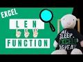 How to count character for text in Excel using LEN function