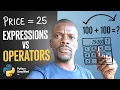 Python Tutorial for Beginners 2 3 MASTER Expressions Operators