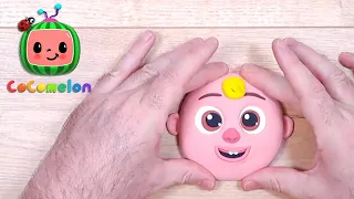 cocomelon JJ clay cracking making  코코멜론 거대 제이제이 클레이로 만들기