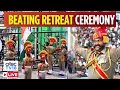 Beating Retreat Ceremony LIVE Attari-Wagah Border 80th Independence Day Celebration BSF N18L