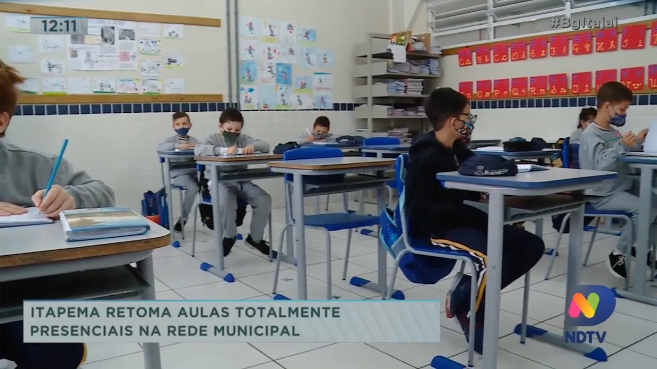 Itapema retoma aulas totalmente preferenciais na rede municipal