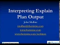 Interpreting Oracle Explain Plan Output - John Mullins