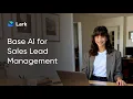 Lagu Lark Base AI: Start Your Smarter Sales Lead Management